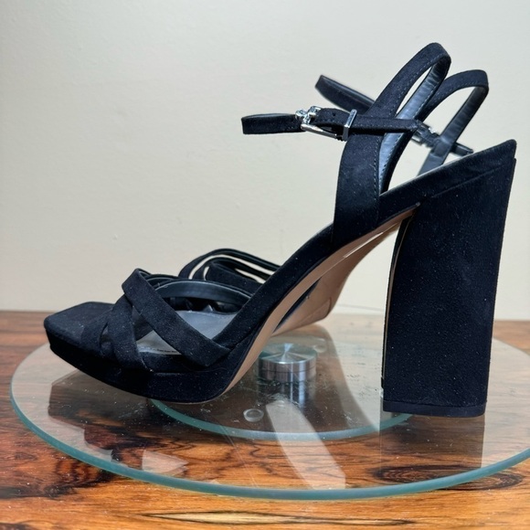 Franco Sarto Damalis Platform Sandal - Black Galaxy - size 9 - Picture 10 of 16